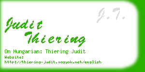 judit thiering business card